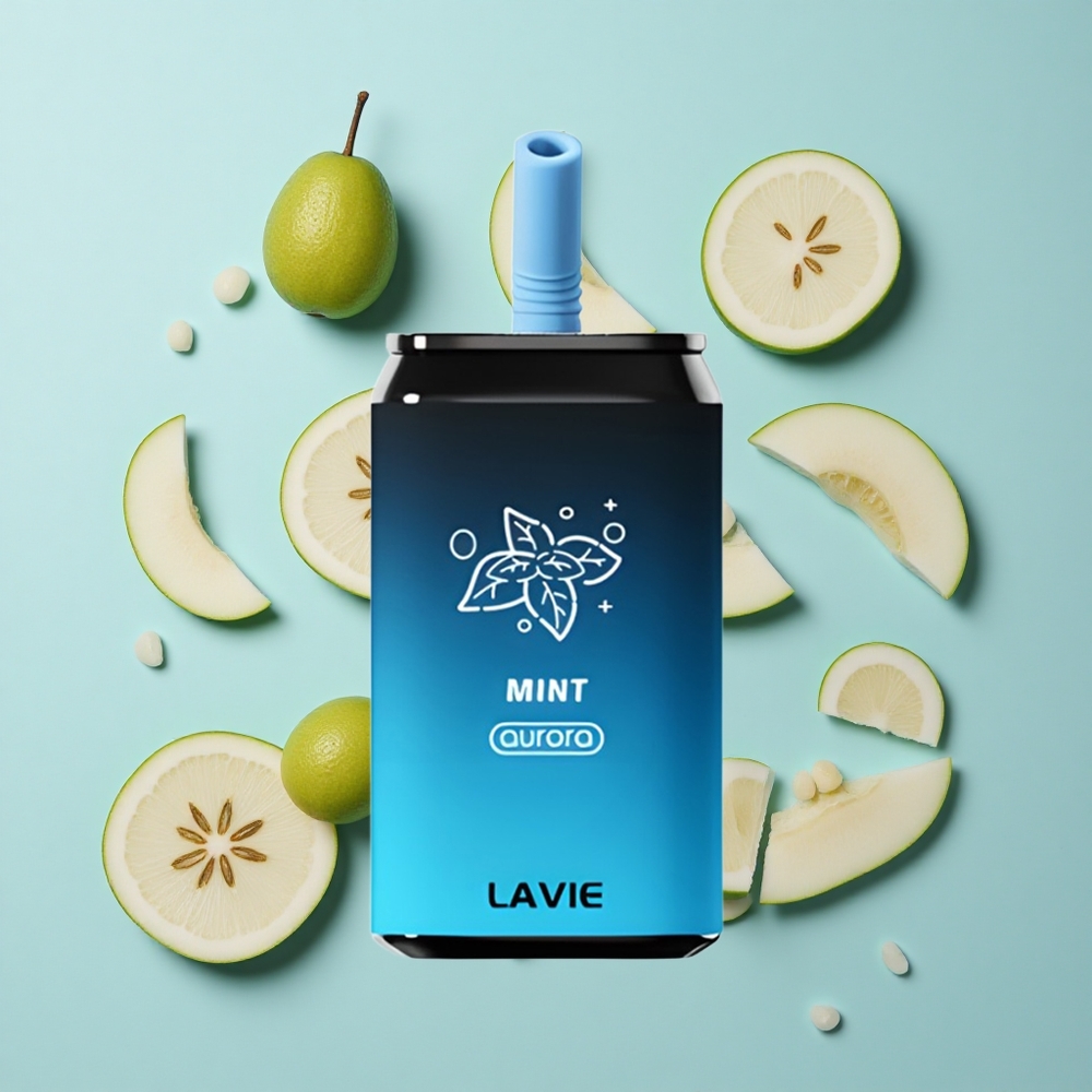 LAVIE Aurora 11000 Пуфове Мента Никотин 0% 2% 5% Е-течност 22ML