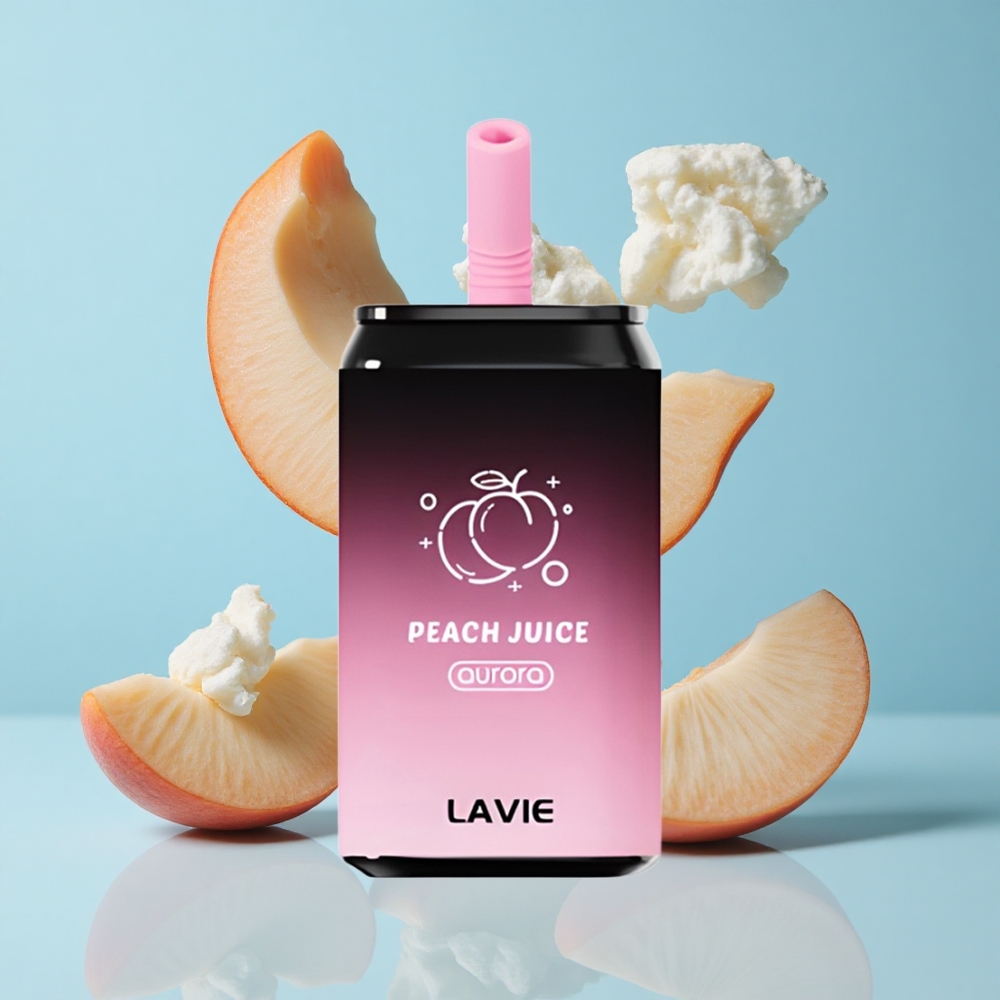 LAVIE Aurora 11000 Пуфове Прасковов Сок 22ML 650mAh