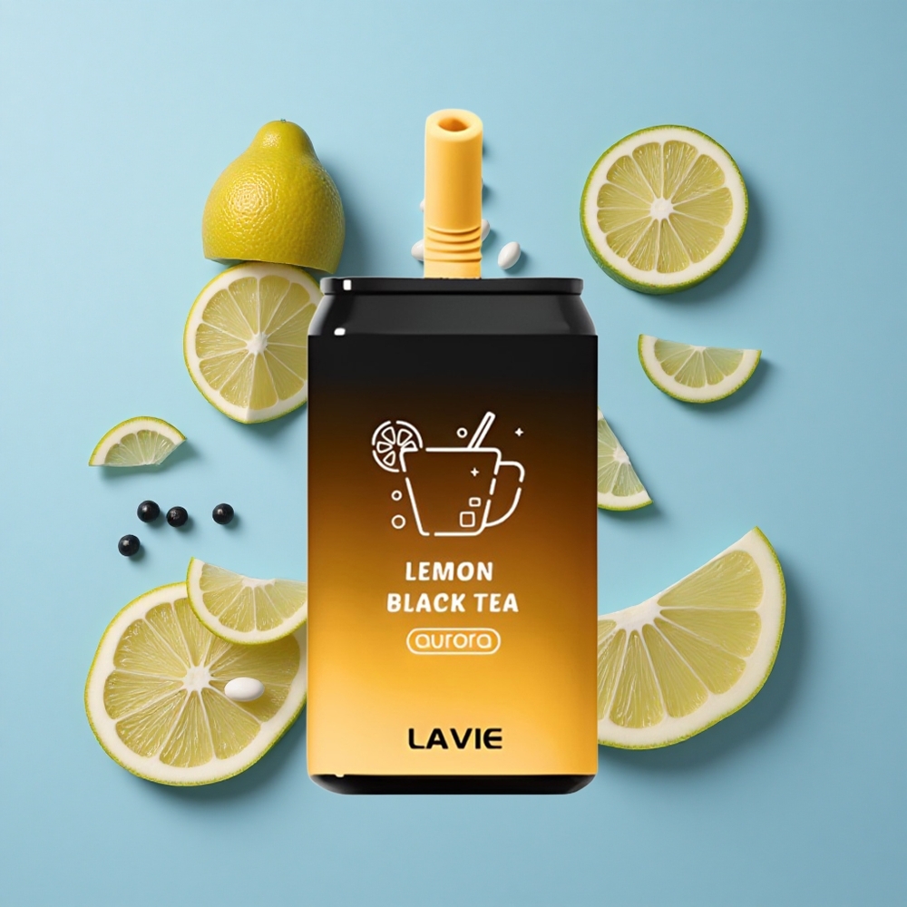 LAVIE Aurora 11000 Пуфове Лимонов Черен Чай 22ML 650mAh