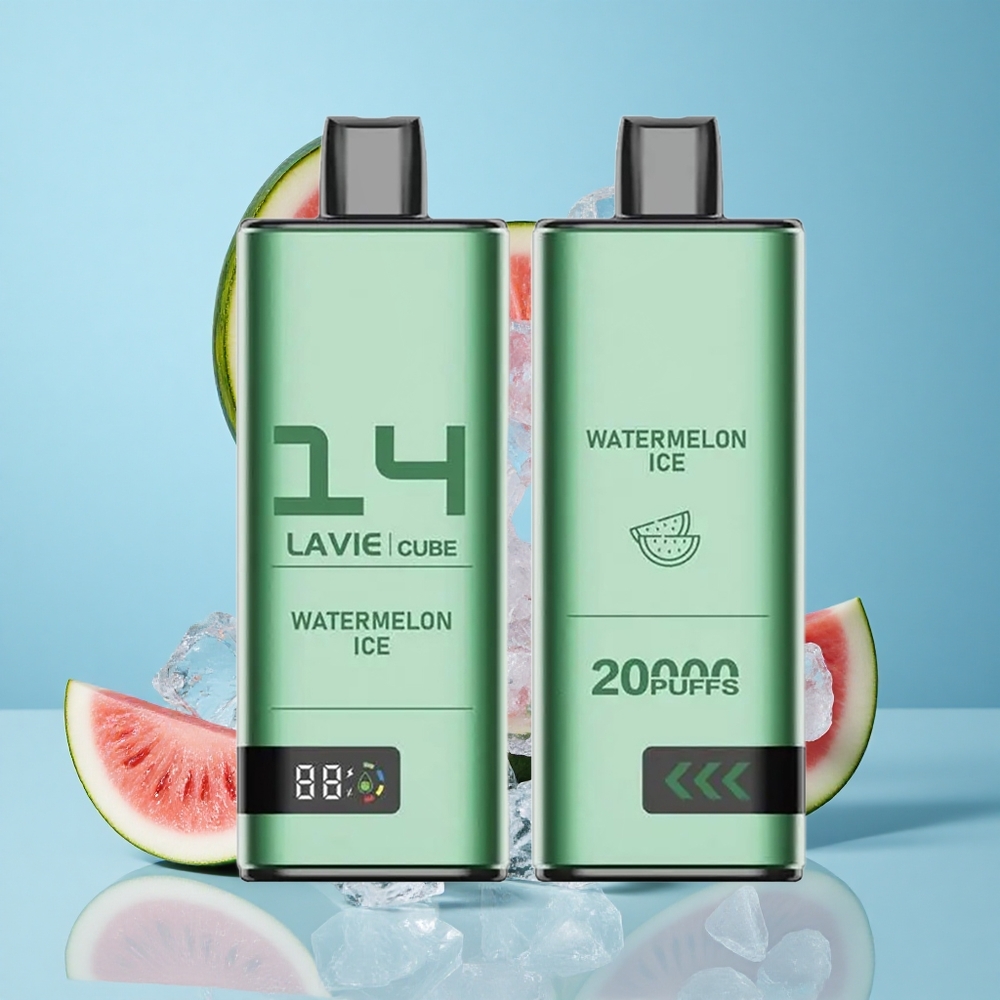 Lavie Cube 20000 Пуфове Диня Лед Еднократна вейп 28ML 600mAh