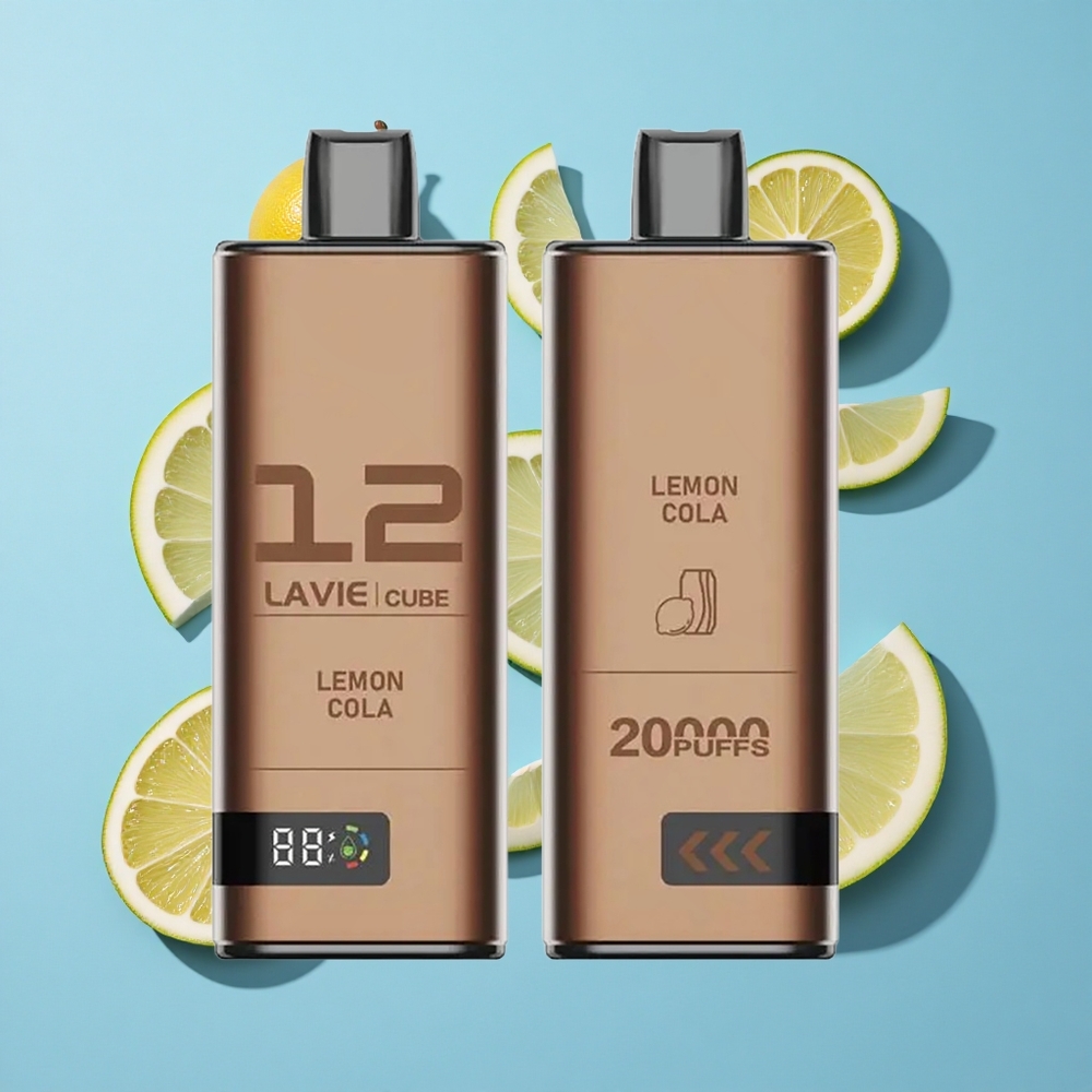 Lavie Cube 20000 Пуфове Диспозейбъл Вейп Лимон Кола 28ML