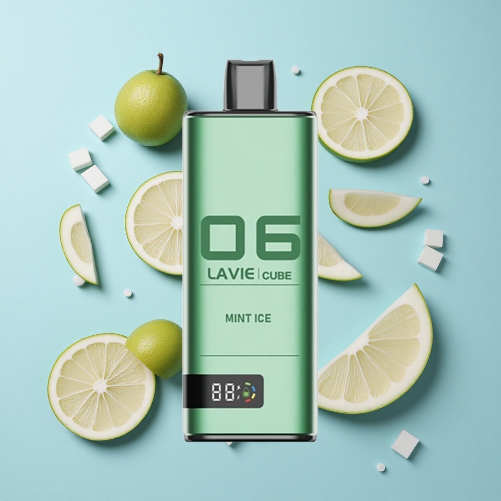 Lavie Cube 20000 Пуфове Дисапозъбъл Вейп Ментов Лед