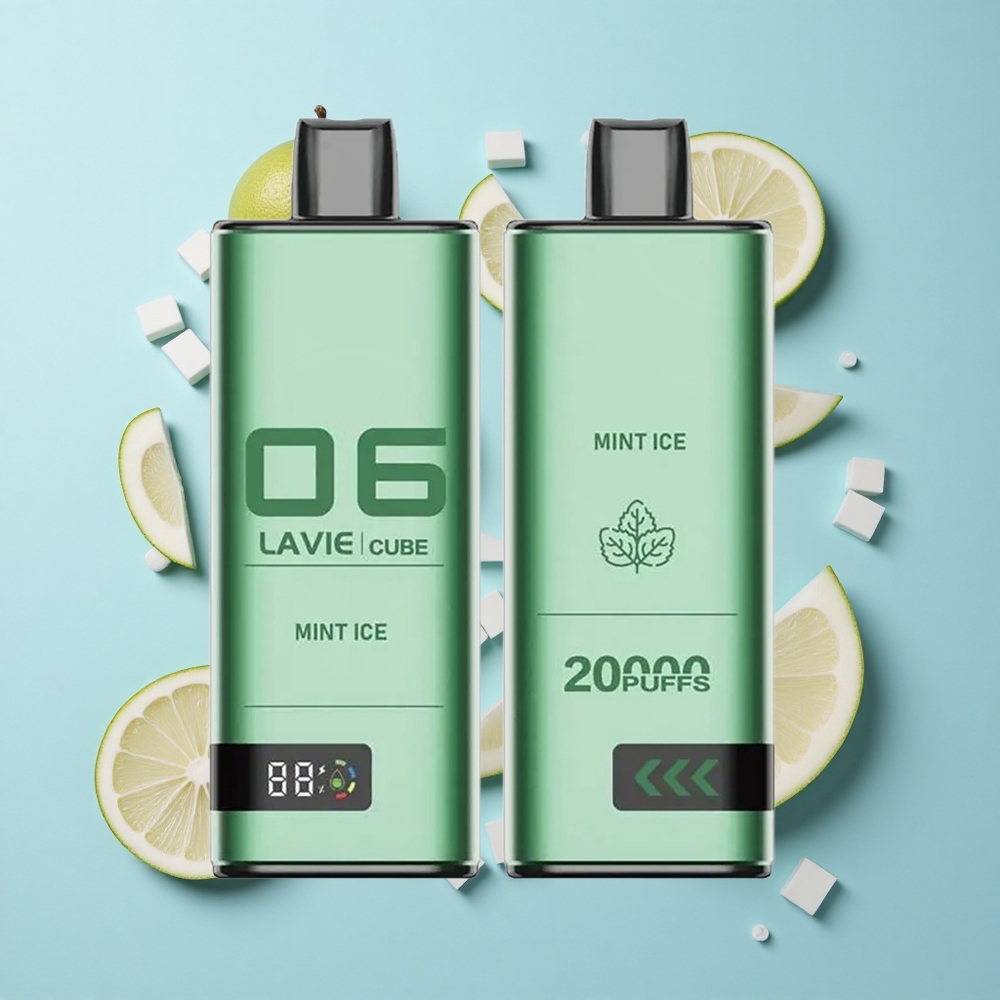 Lavie Cube 20000 Пуфове Дисапозъбъл Вейп Ментов Лед