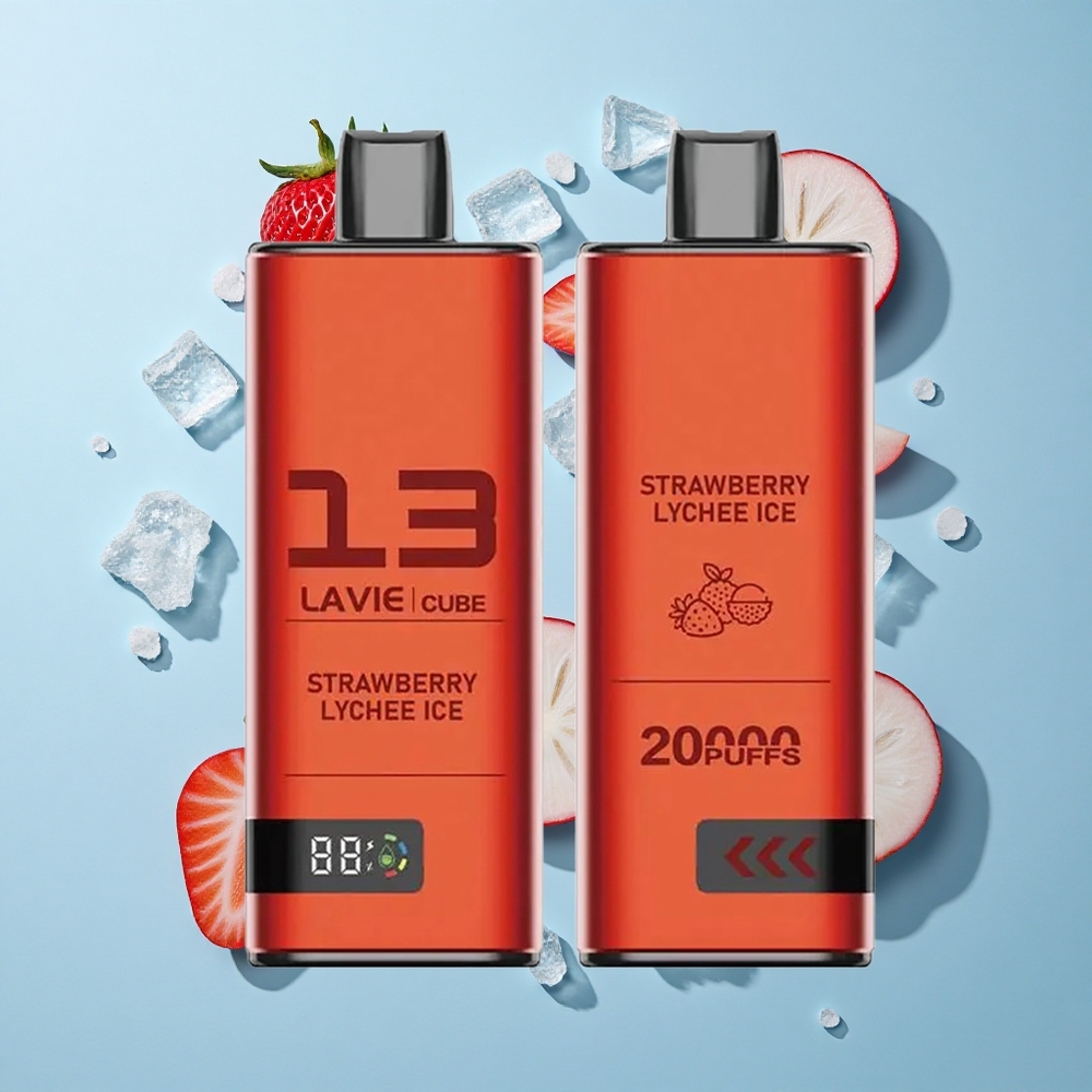 Lavie Cube 20000 Puffs Ягода Личи Лед Еднократна вейп 28ML 2% 5% Никотин