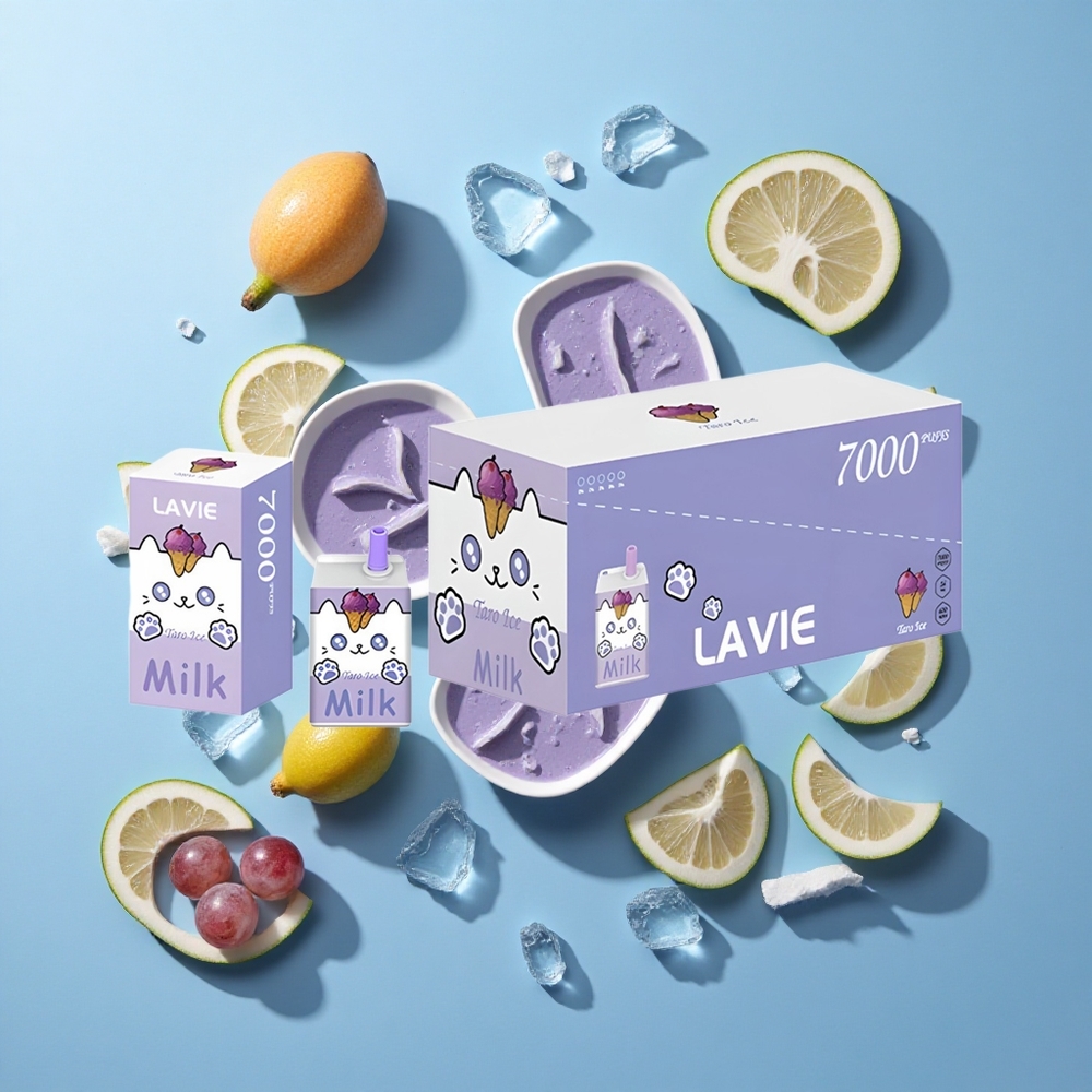 LAVIE Milk 7000 Пуфове Грейп Айс 16ML 600mAh