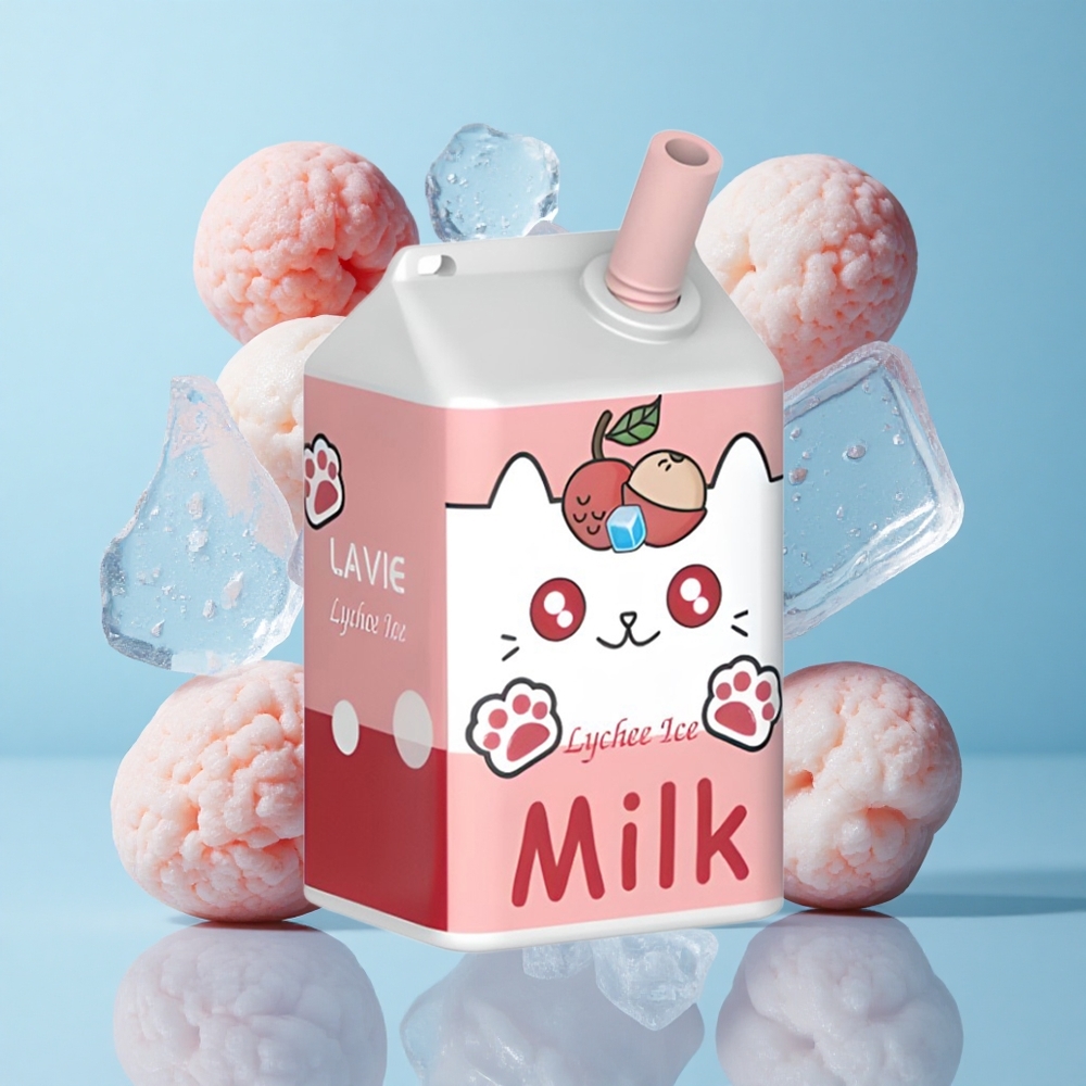 LAVIE Milk 7000 Вдишвания Личи Лед 16ML Тип C