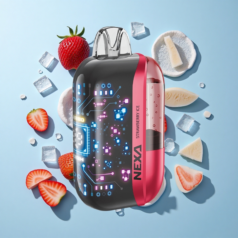 NEXA Ultra 50000 Вдишвания Ягодов Лед 20мл 0.9ом Dual Mesh