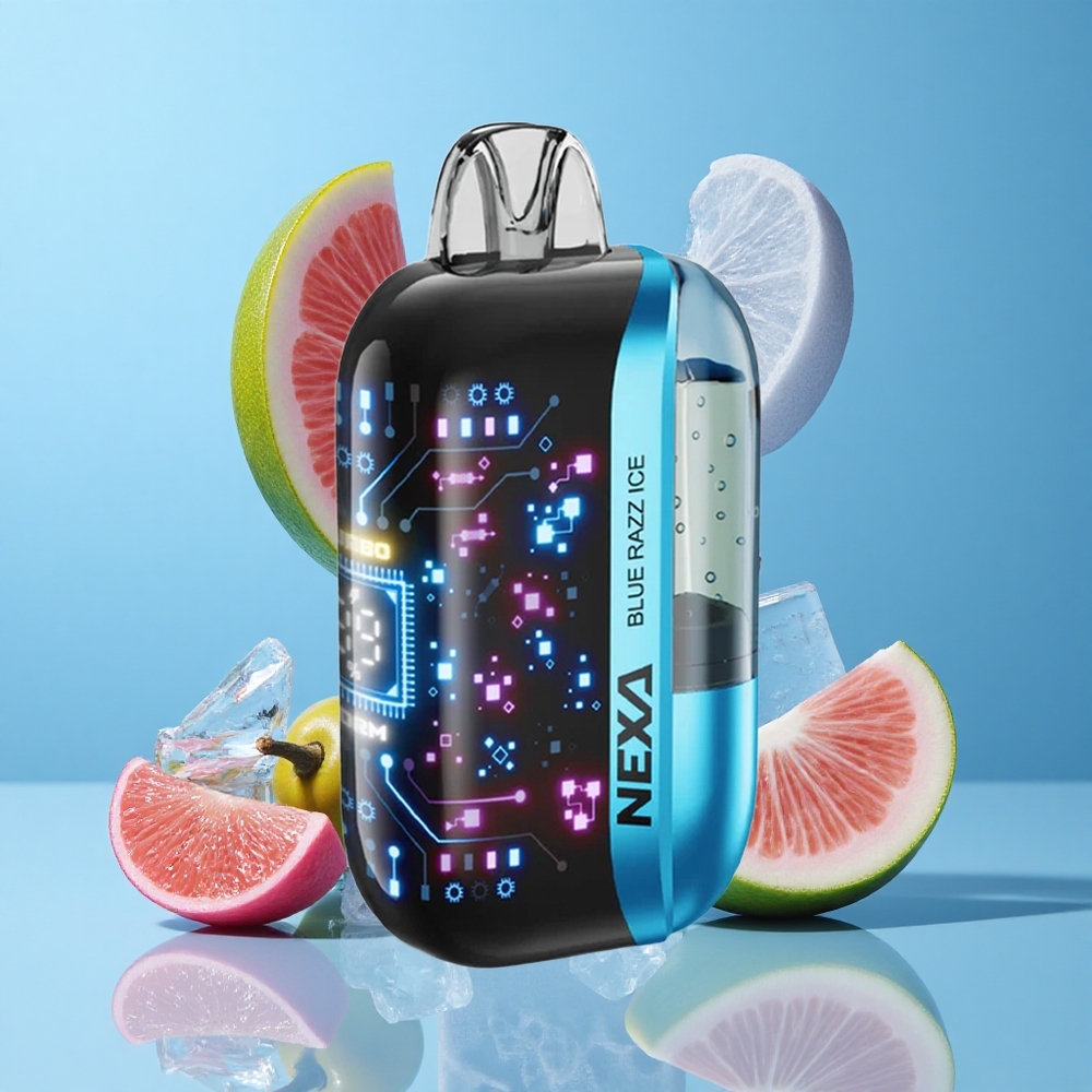 NEXA Ultra 50000 Въглехидрати Син Малинов Лед 20ml 0.9ohm