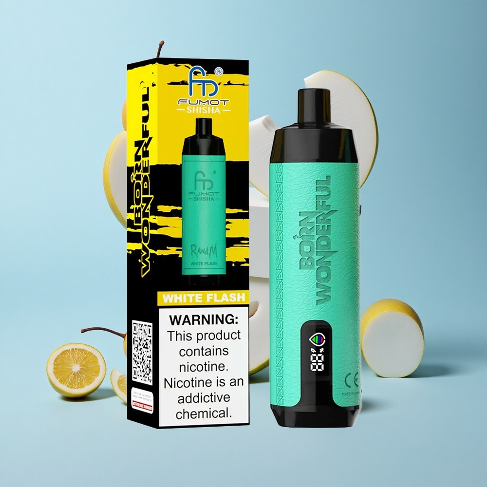 RandM Fumot Shisha 10000 Пуфове Бяла Светкавица 18мл 850мАч