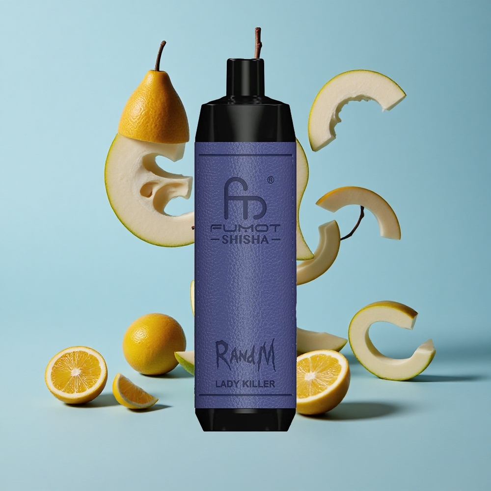 RandM Fumot Shisha 10000 Вдишвания Дама Убиец 18ml 0.5% Никотин