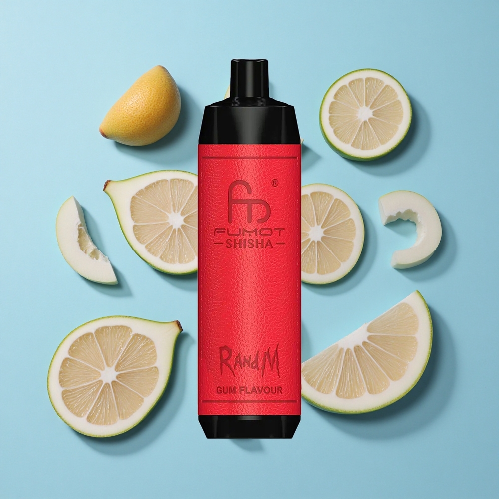 RandM Fumot Shisha 10000 Вдишвания Гумов Вкус LED Индикатор Тип-C Порт