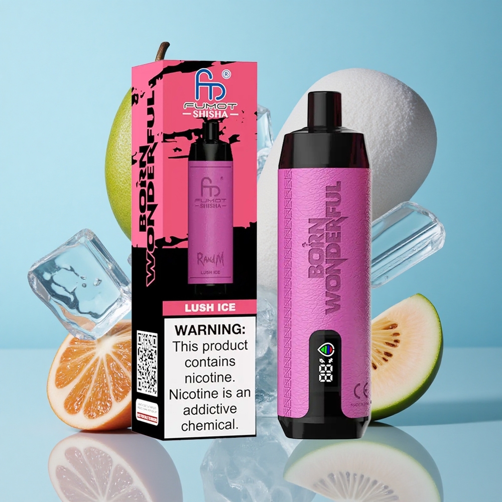 RandM Fumot Shisha 10000 Въздуха Свеж Лед LED Индикатор