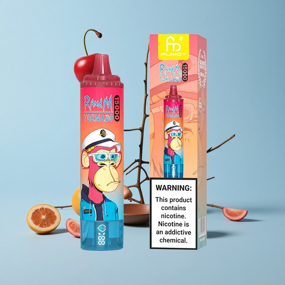 RandM Fumot Tornado 15000 Пуфове Череша 25мл