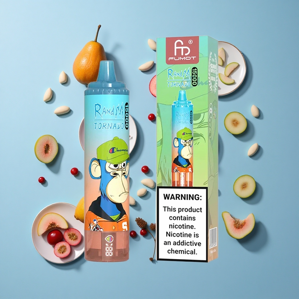 RandM Fumot Tornado 15000 Пуфове Вишна Кола 25мл