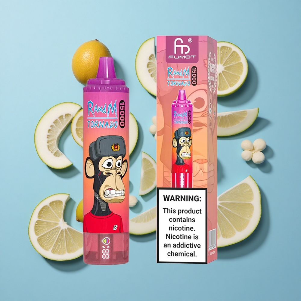 RandM Fumot Tornado 15000 Пуфове Драконов Плод 25мл Мехова Намотка