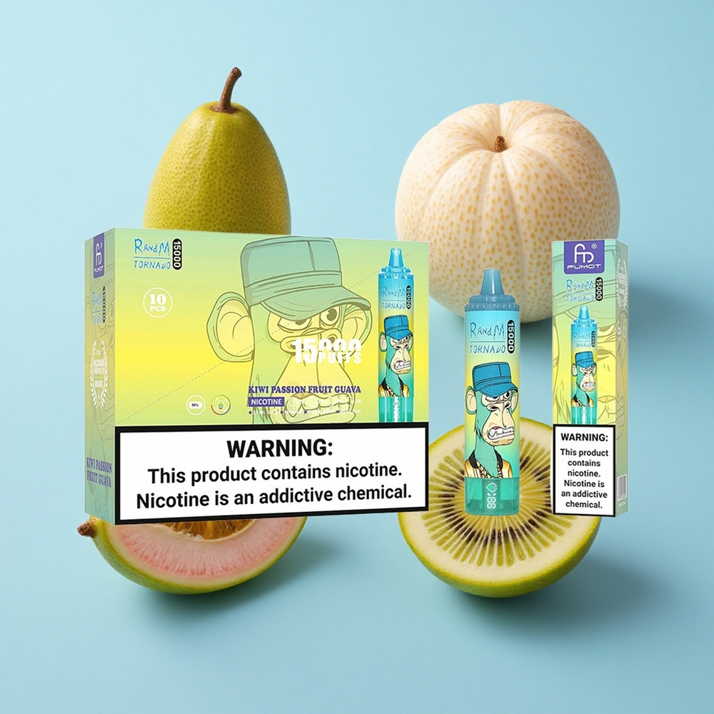 RandM Fumot Tornado 15000 Пуфове Киви Пасънфрут Гуава 25мл