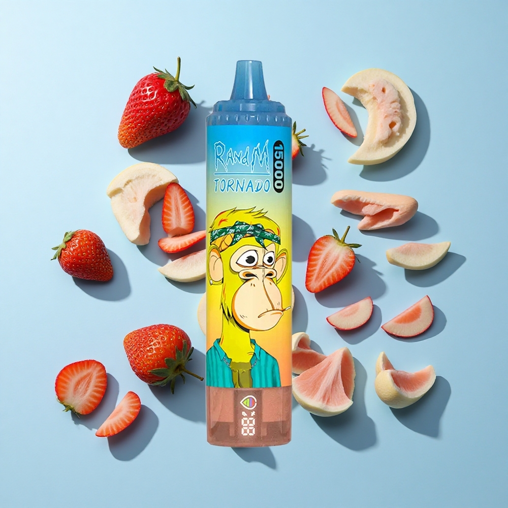 RandM Fumot Tornado 15000 Пуфове Ягода 25мл