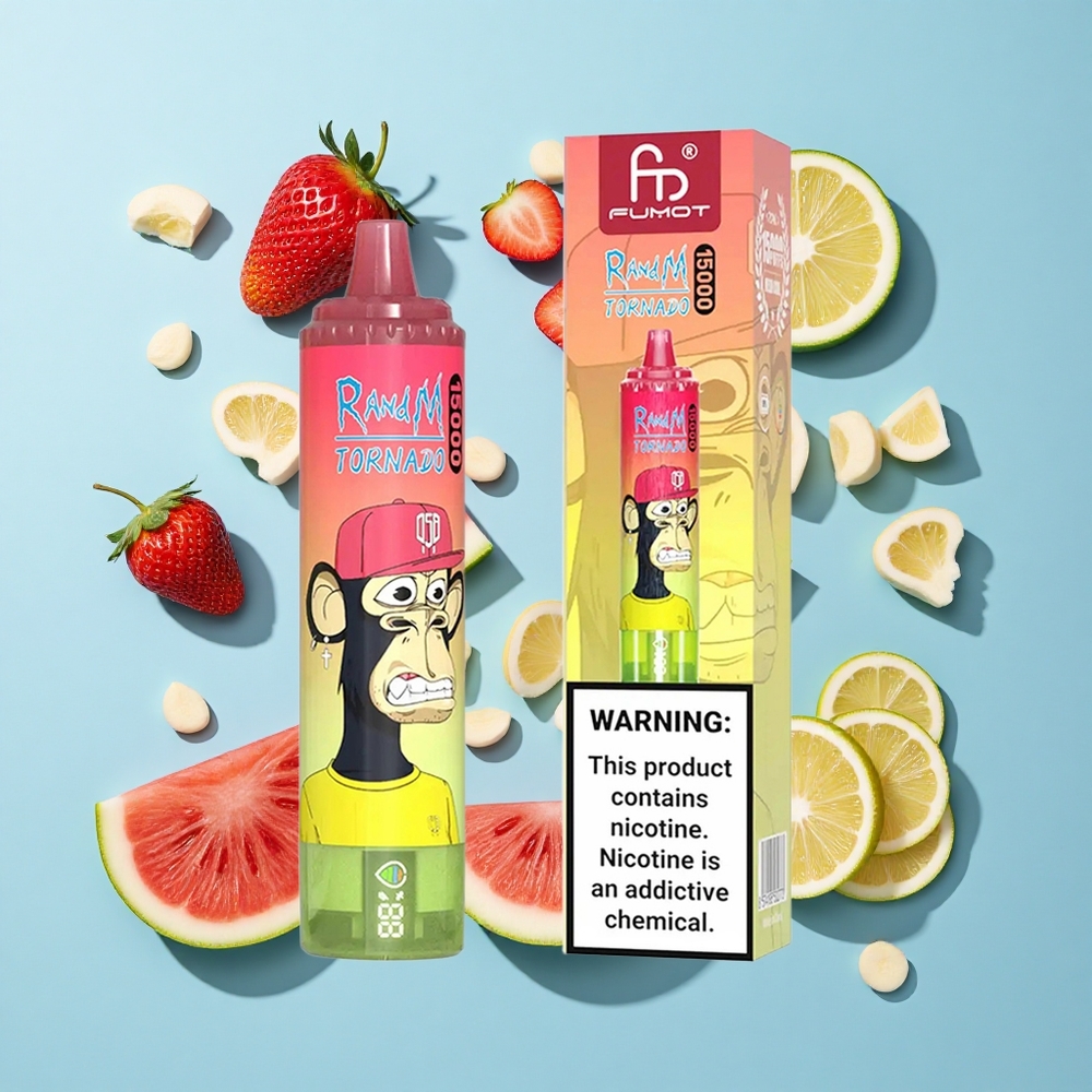 RandM Fumot Tornado 15000 Пуфове Ягода Диня Лимонада 25мл