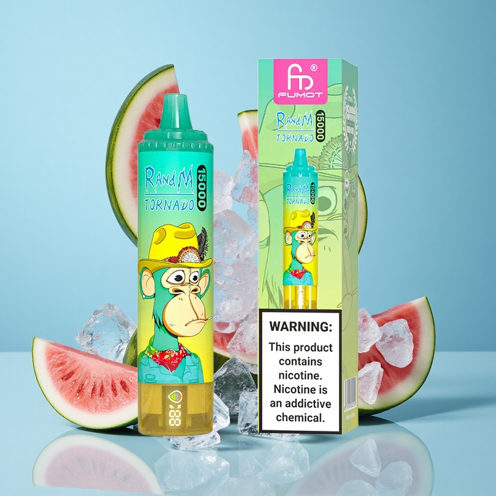 RandM Fumot Tornado 15000 Пуфове Диня Лед 25мл