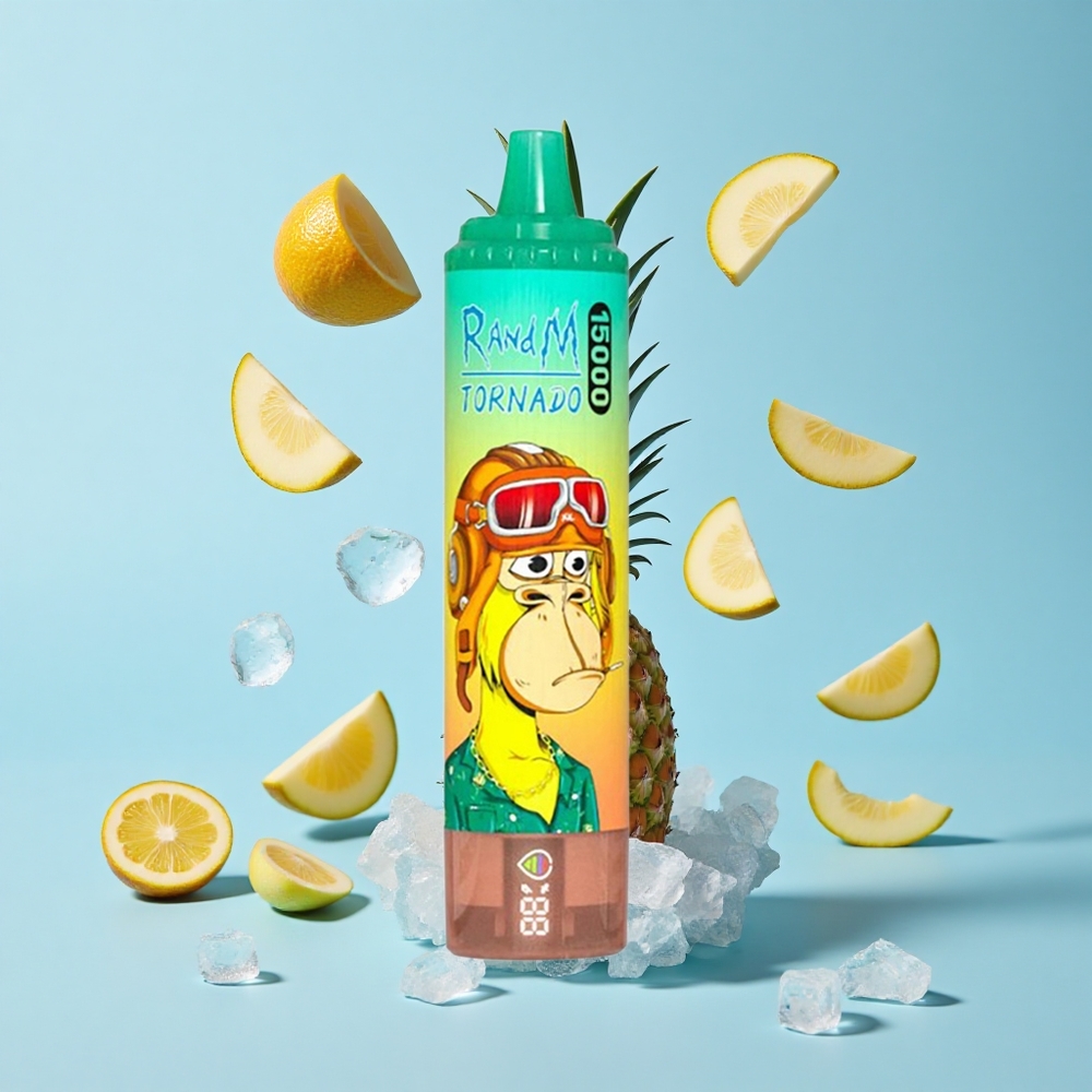 RandM Fumot Tornado 15000 Пуфове Ананас Лед Mesh Coil