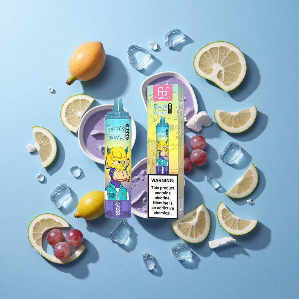 RandM Fumot Tornado 15000 Пуфове Грейп Айс