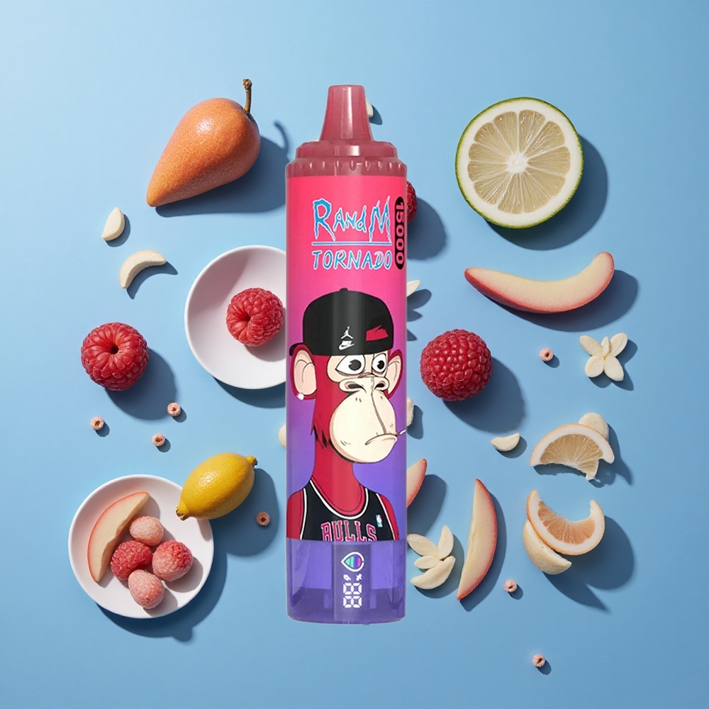 RandM Fumot Tornado 15000 Puffs Синя малина 25мл Мех Coil