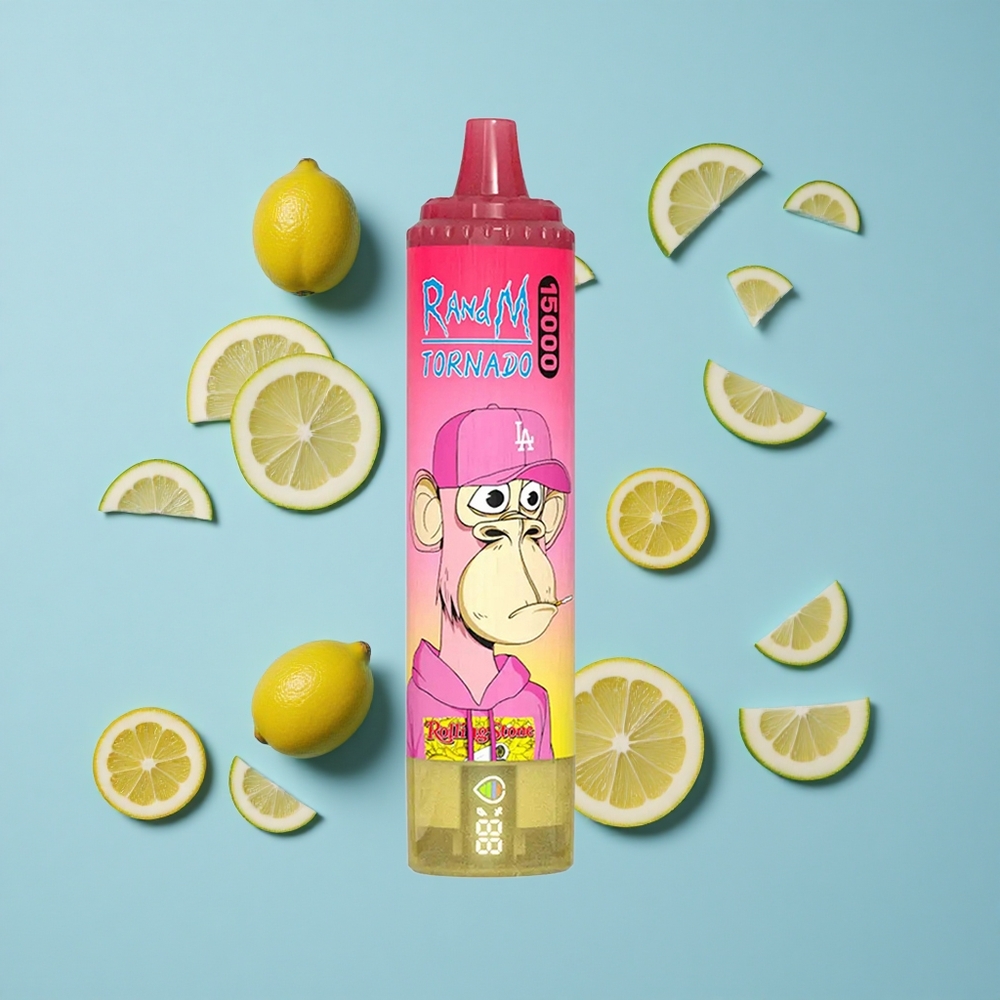 RandM Fumot Tornado 15000 Пуфове Лимон USB Type-C