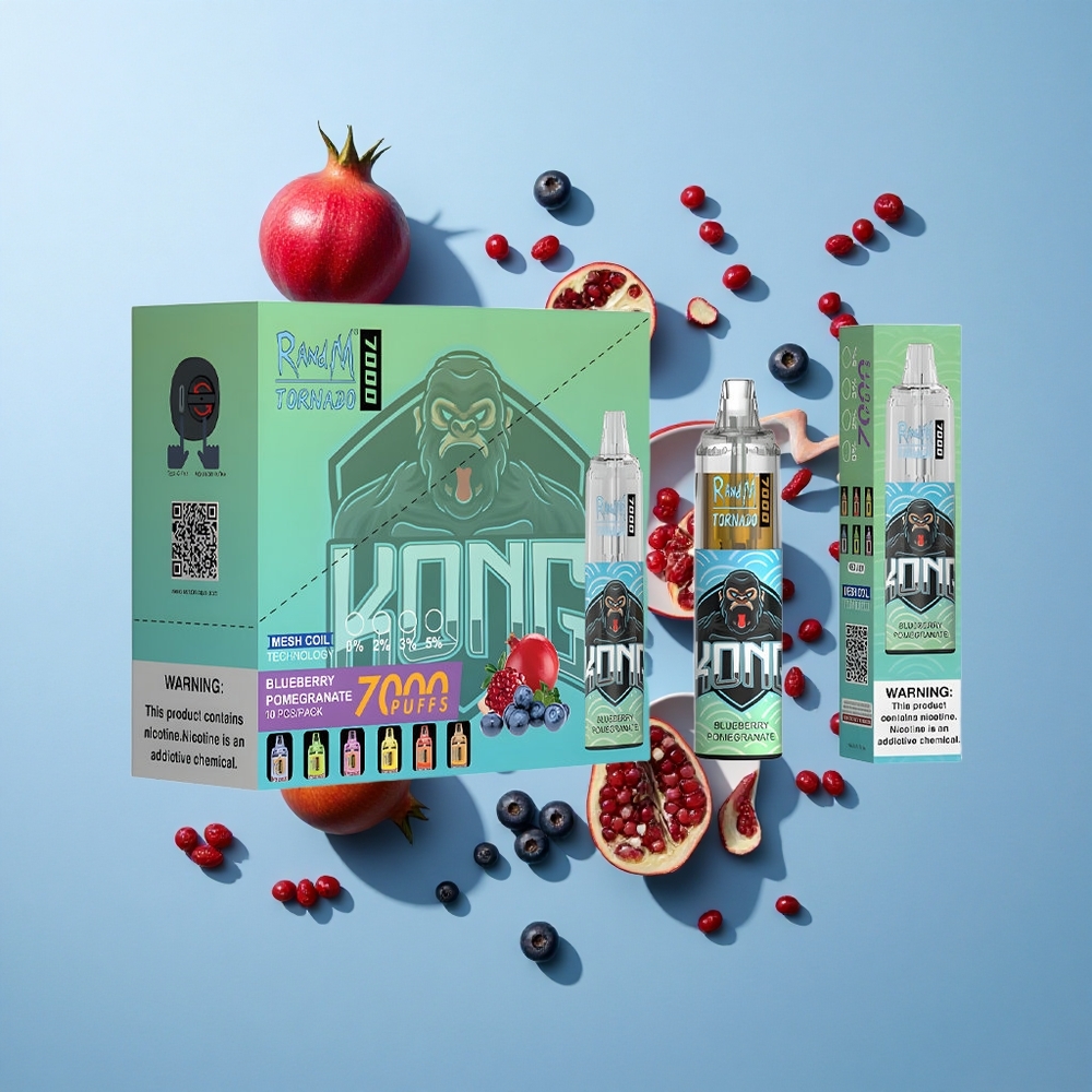 RandM Fumot Tornado 7000 Пуфове Боровинка Нар 14 ML Е-течност