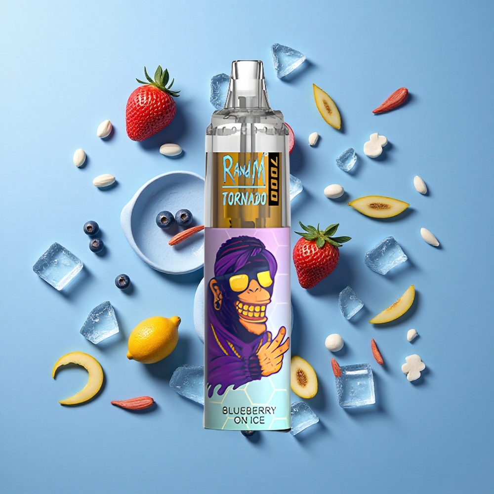 RandM Fumot Tornado 7000 Пуфове Боровинка На Лед RGB Светлина