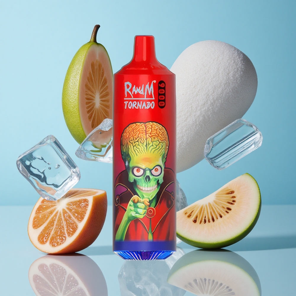 RandM Fumot Tornado 9000 Пуфове 18 mL Луш Айс RGB Дисплей