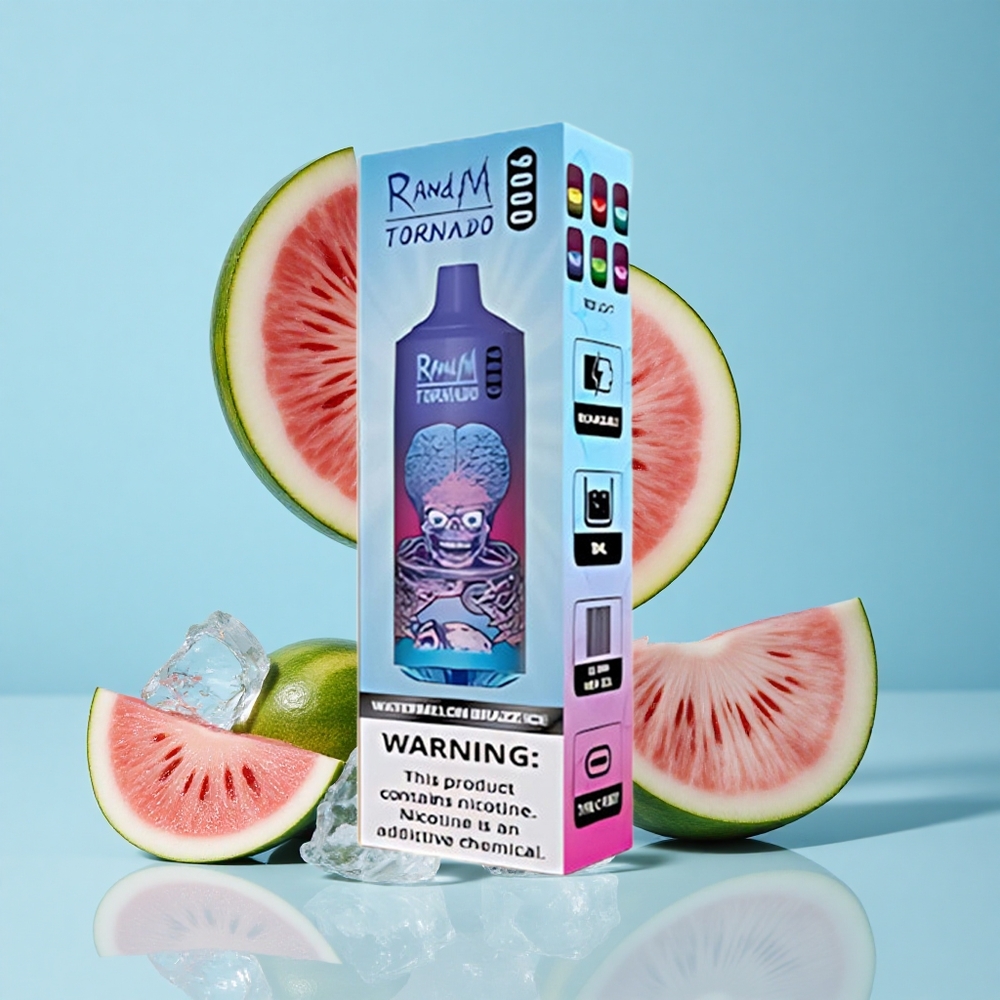 RandM Fumot Tornado 9000 Пуфове Воден Brazz Лед RGB Дисплей