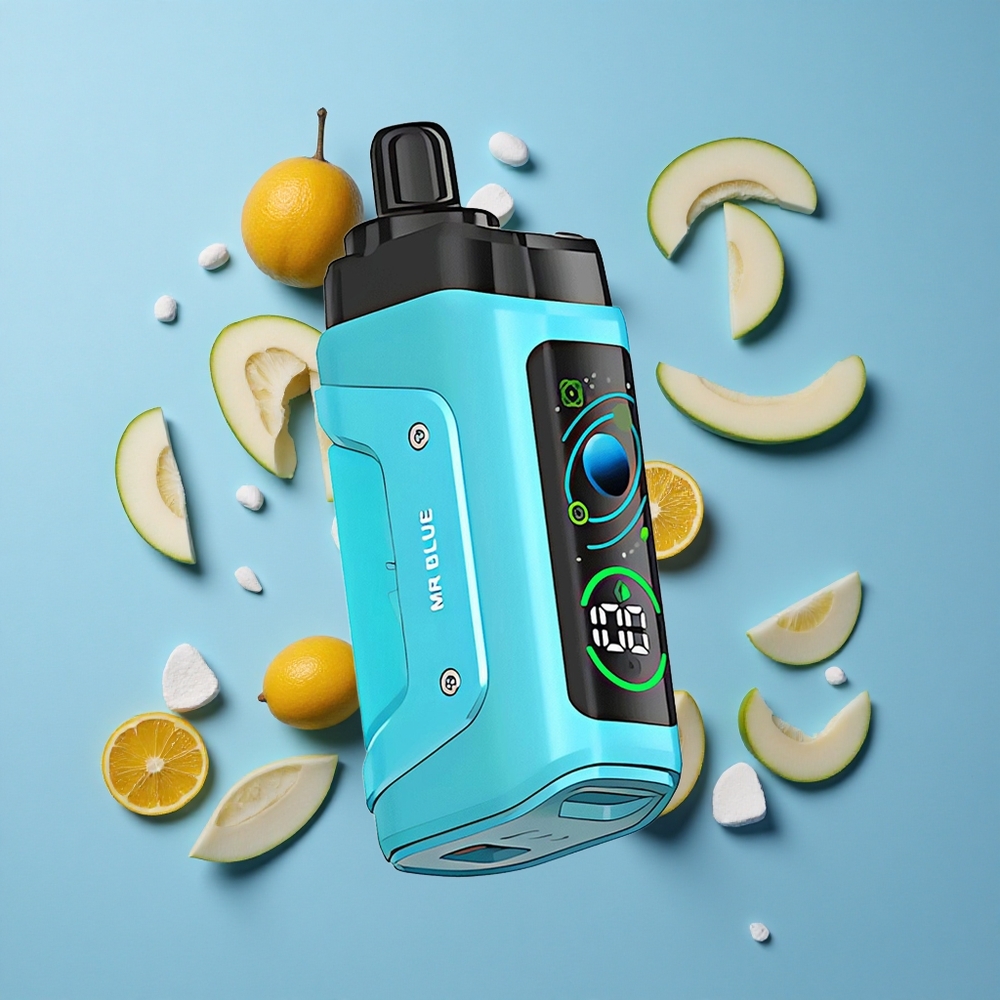 Razz Bar 45000 Пуфове Разругаемо Вейп Господин Син 650 mAh Батерия 1.0 Ом Мрежа