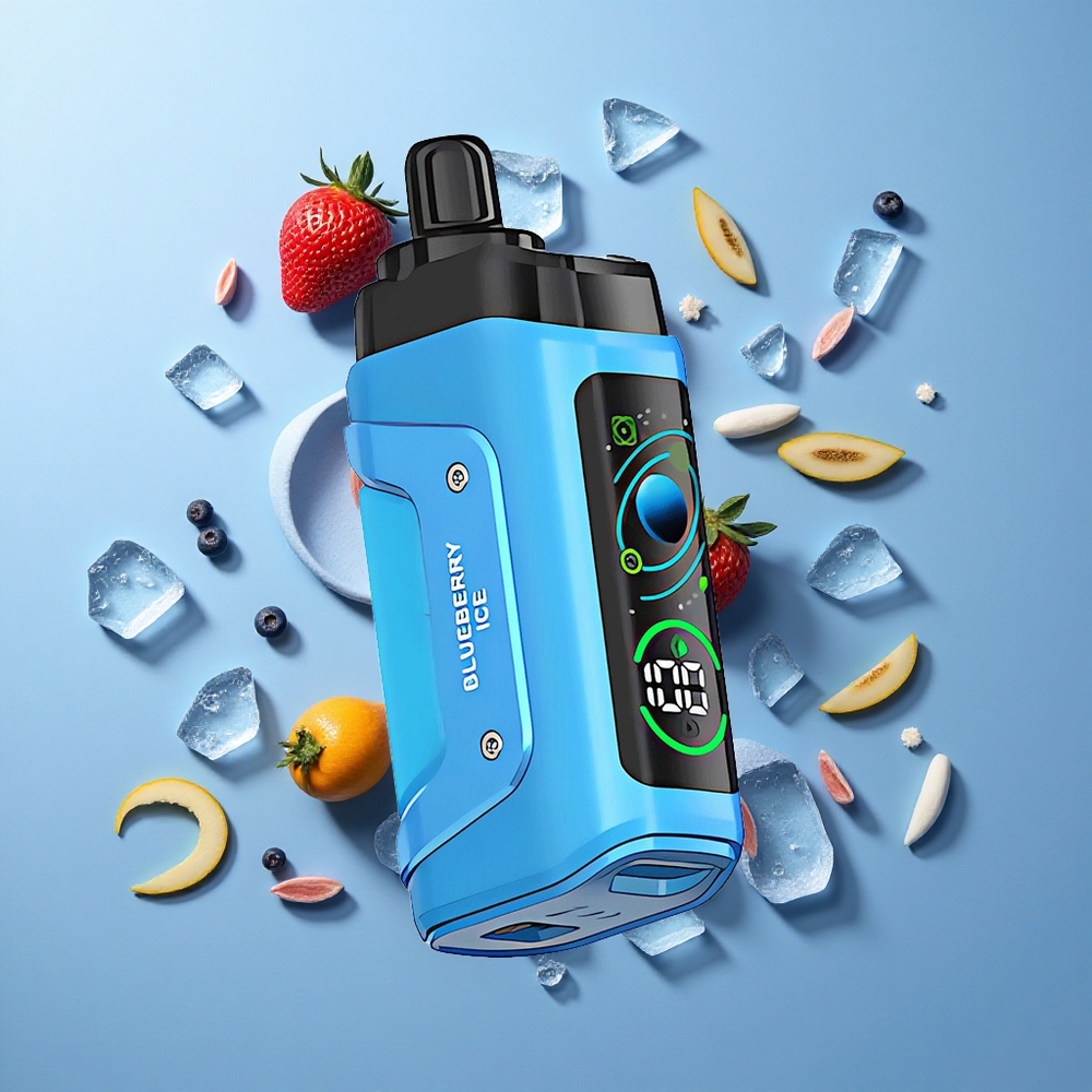 Razz Bar 45000 Пуфове Боровинков Лед Месин Намотка и Регулируем Въздушен Поток