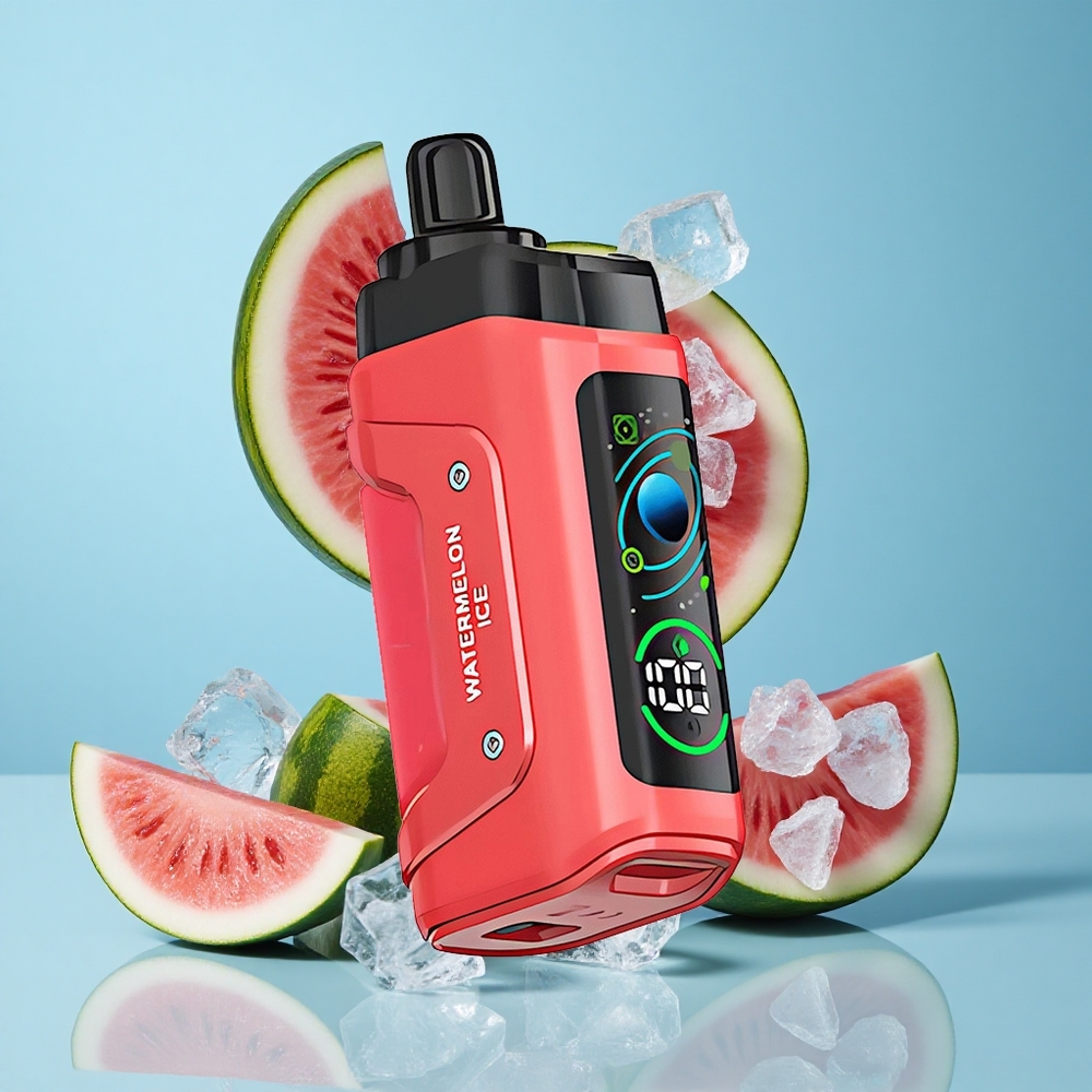 Razz Bar 45000 Puffs Диня Лед Мехова Намотка & Регулируем Въздушен Поток