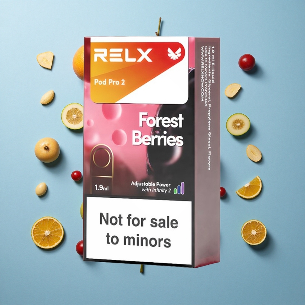 RELX Pod Pro 2 600 пуфове Горски плодове 0% никотин