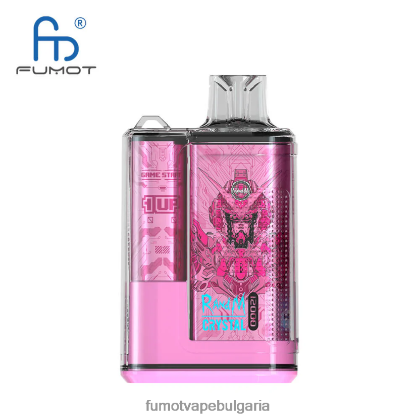 Fumot Vape Shop - Fumot Crystal 20 ml 12000 вейп кутия за еднократна употреба (1 брой) дъвка от диня JXTHRV285