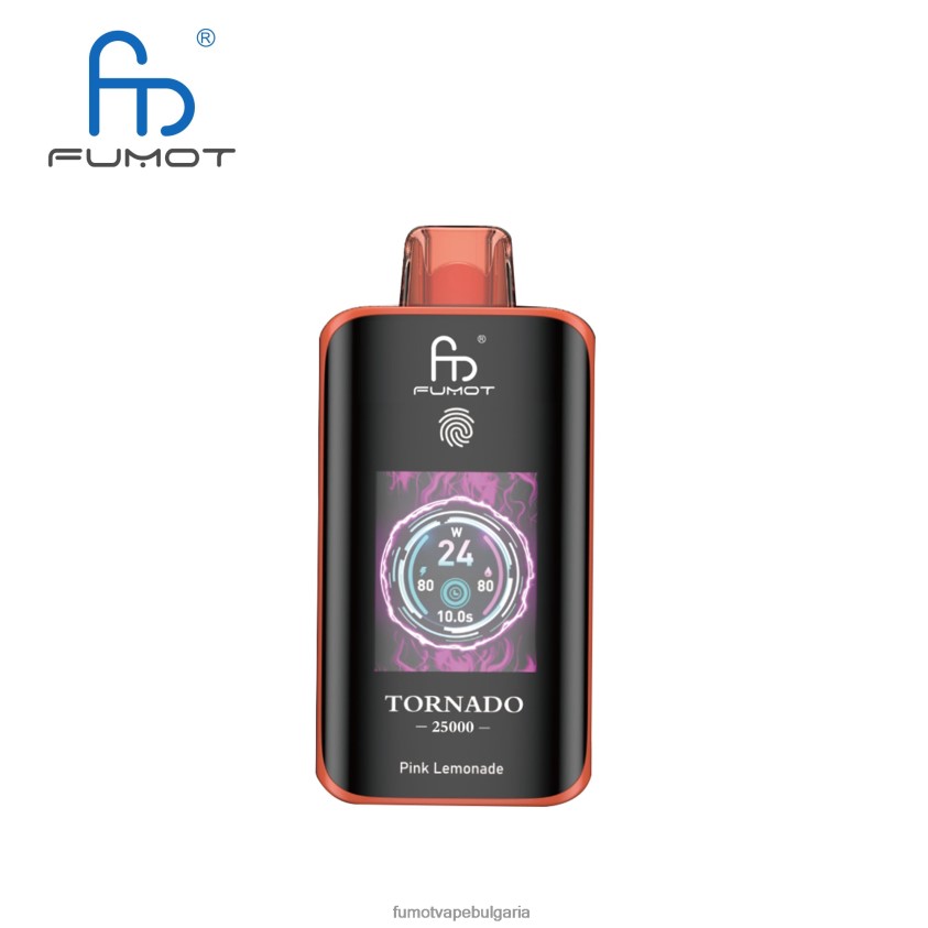 Fumot Vape Bulgaria - Fumot Tornado 25000 вейпове за еднократна употреба розова лимонада N08L0610