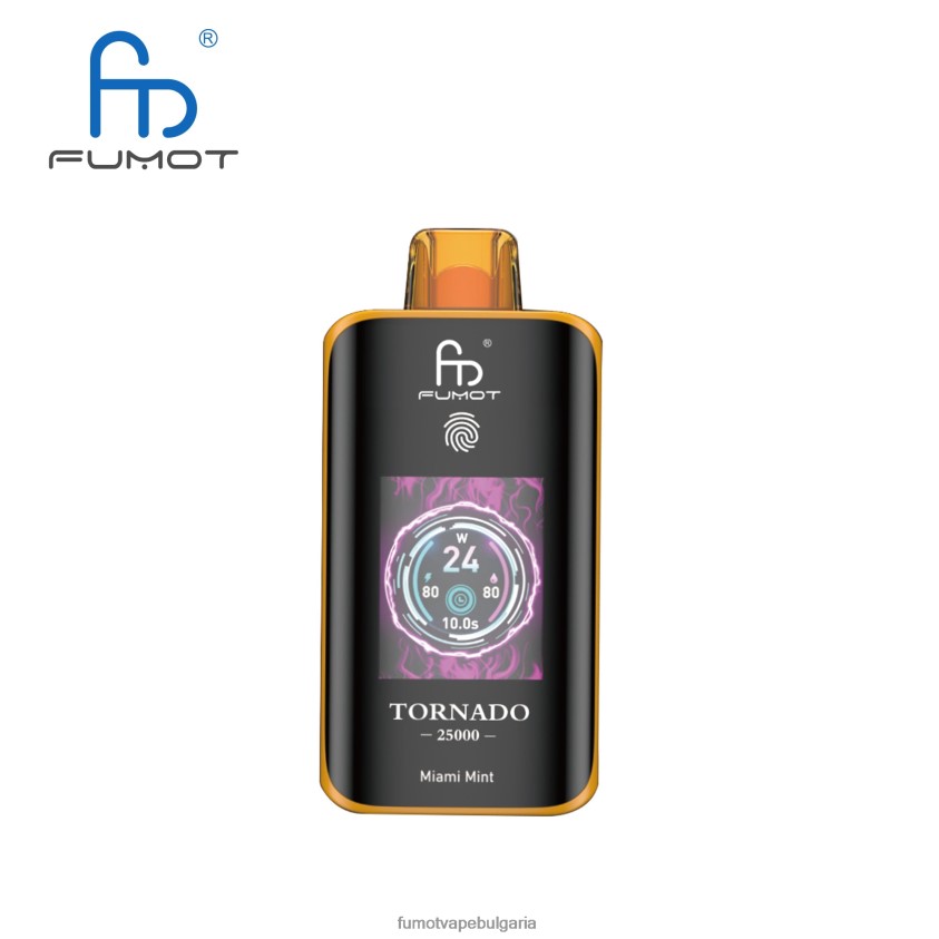 Fumot Vape Flavors - Fumot Tornado 25000 вейпове за еднократна употреба Маями мента N08L068