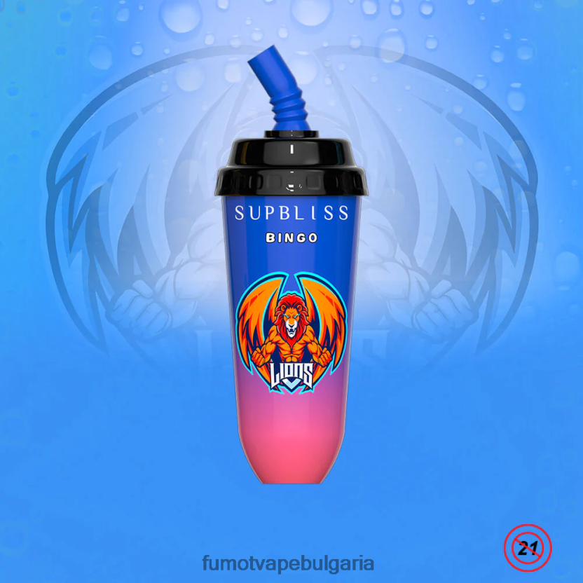 Fumot Vape Bulgaria - Fumot Supbliss Bingo 16 ml 8000 еднократно устройство за вейп под (1 брой) ягодова диня JXTHRV411