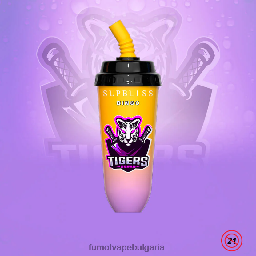 Fumot Vape Online Shop - Fumot Supbliss Bingo 16 ml 8000 еднократно устройство за вейп под (1 брой) грозде сакура JXTHRV406