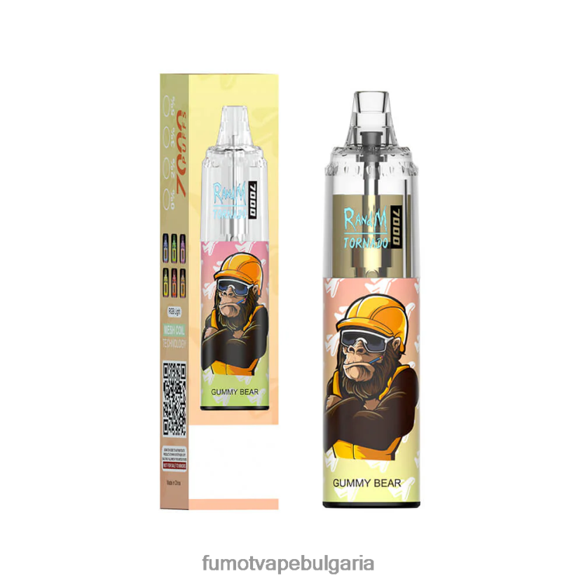 Fumot Flavours - Fumot Tornado 14 ml 7000 вейп писалка за еднократна употреба (1 брой) бинго смачкване JXTHRV59