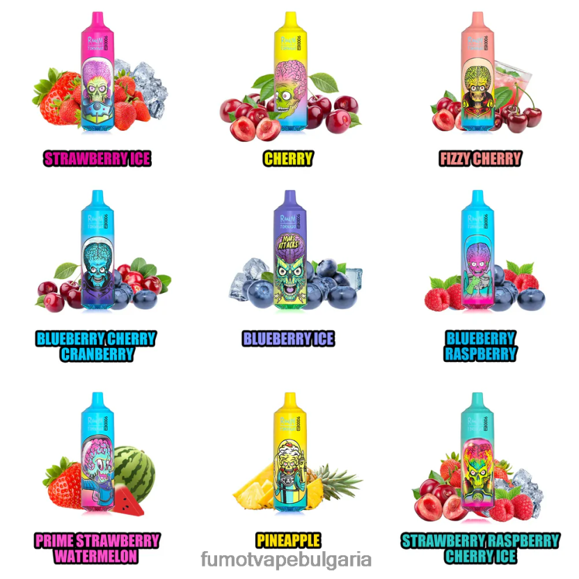Fumot Shop - Fumot Tornado вейп 9000 pro за еднократна употреба - 18 мл (1 брой) смесени горски плодове JXTHRV244