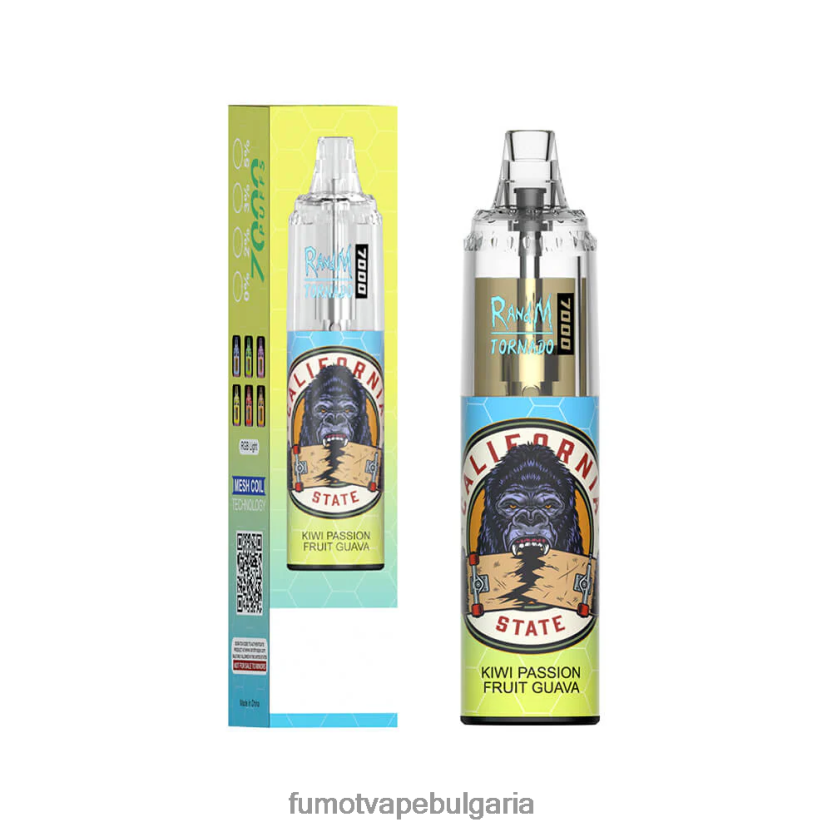 Fumot Tech - Fumot Tornado 14 ml (1 брой) 7000 вейп писалка за еднократна употреба ананасов лед JXTHRV90