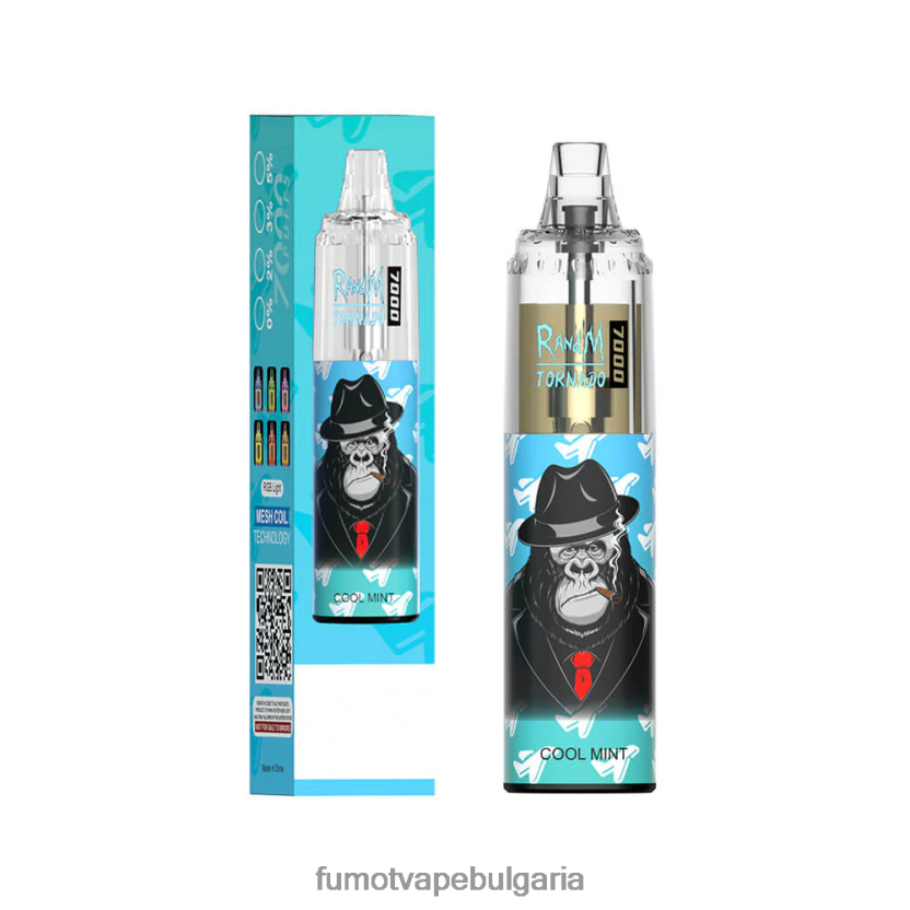 Fumot Tech - Fumot Tornado 14 ml (1 брой) 7000 вейп писалка за еднократна употреба ананасов лед JXTHRV90