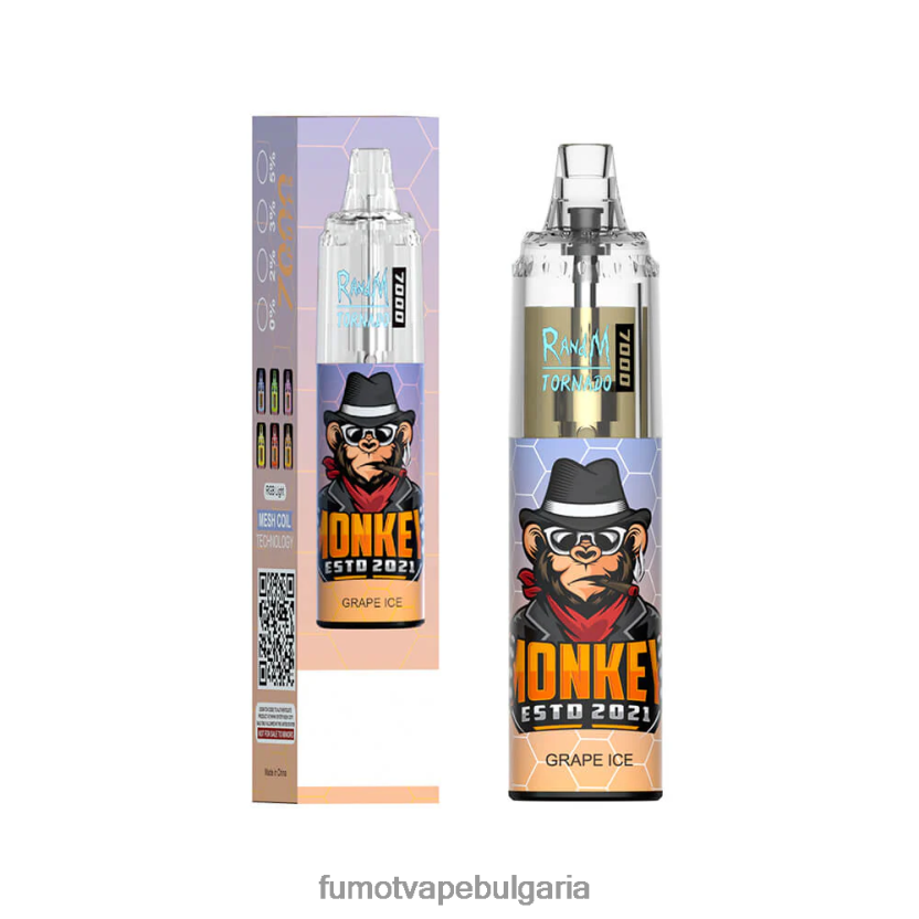 Fumot Vape Online Shop - Fumot Tornado 7000 писалка за вейп за еднократна употреба - 14 ml (1 брой) прасковени боровинкови бонбони JXTHRV86